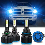 8000K LED Headlight & Fog Light for Dodge Ram 1500 2500 3500 (2002–2005)