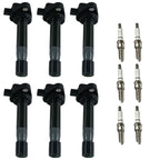 6X Ignition Coil & Spark Plug for Honda Odyssey (2008–2017)