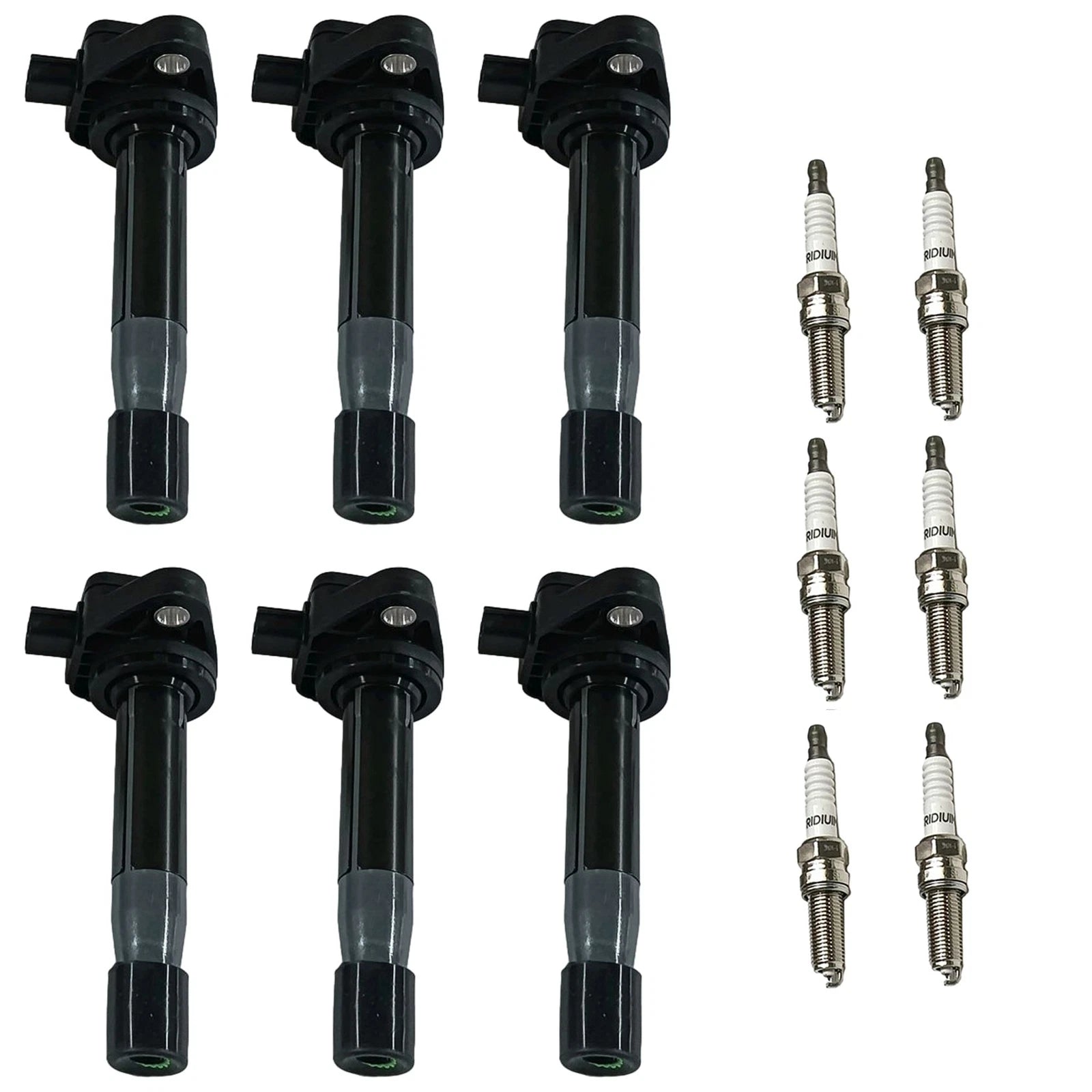 6X Ignition Coil & Spark Plug for Honda Odyssey (2008–2017)