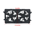 Dual Radiator Cooling Fan Assembly for Chevrolet Silverado 1500 (2020–2021)