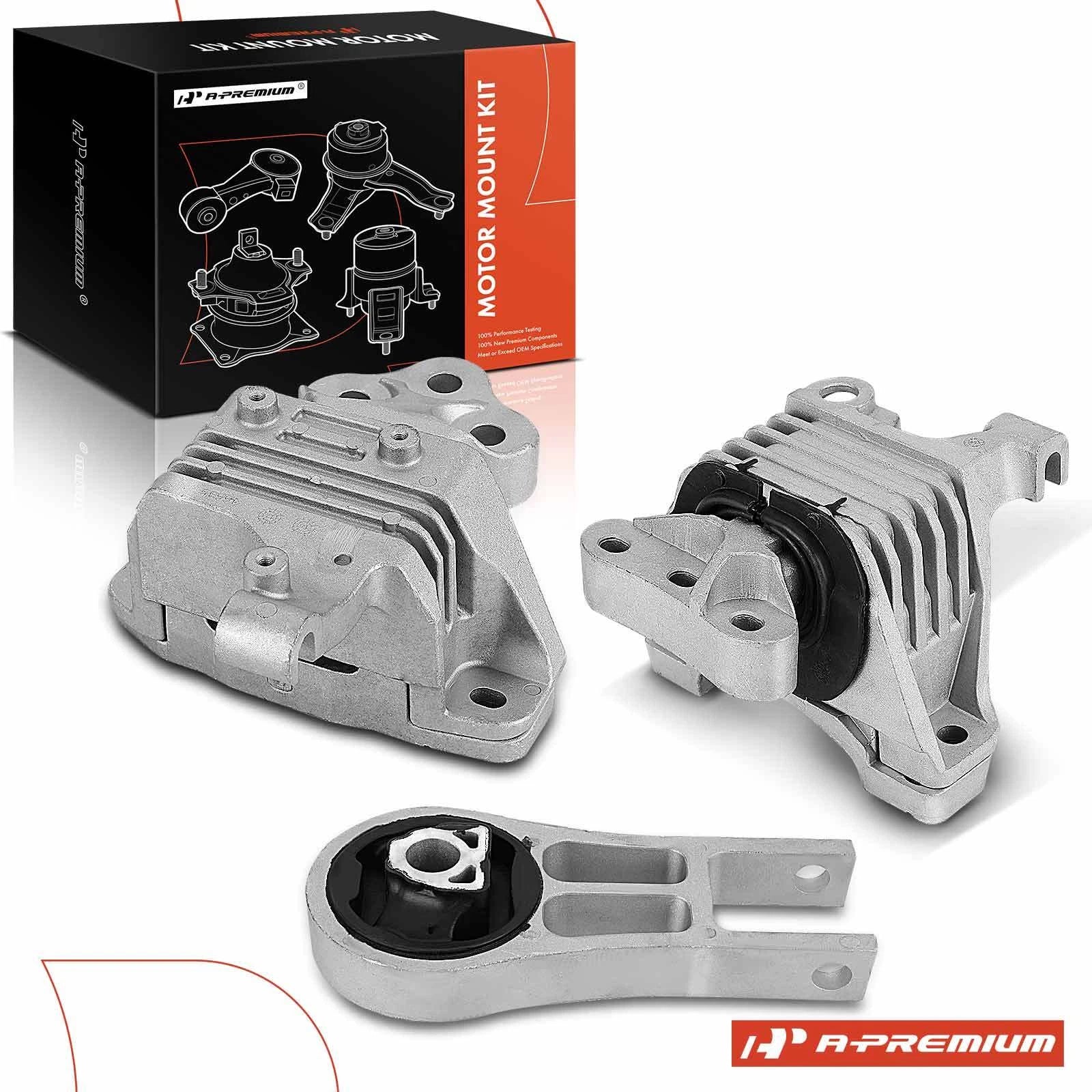 3X Engine Motor & Torque Strut Mount for Jeep Cherokee (2014–2018)