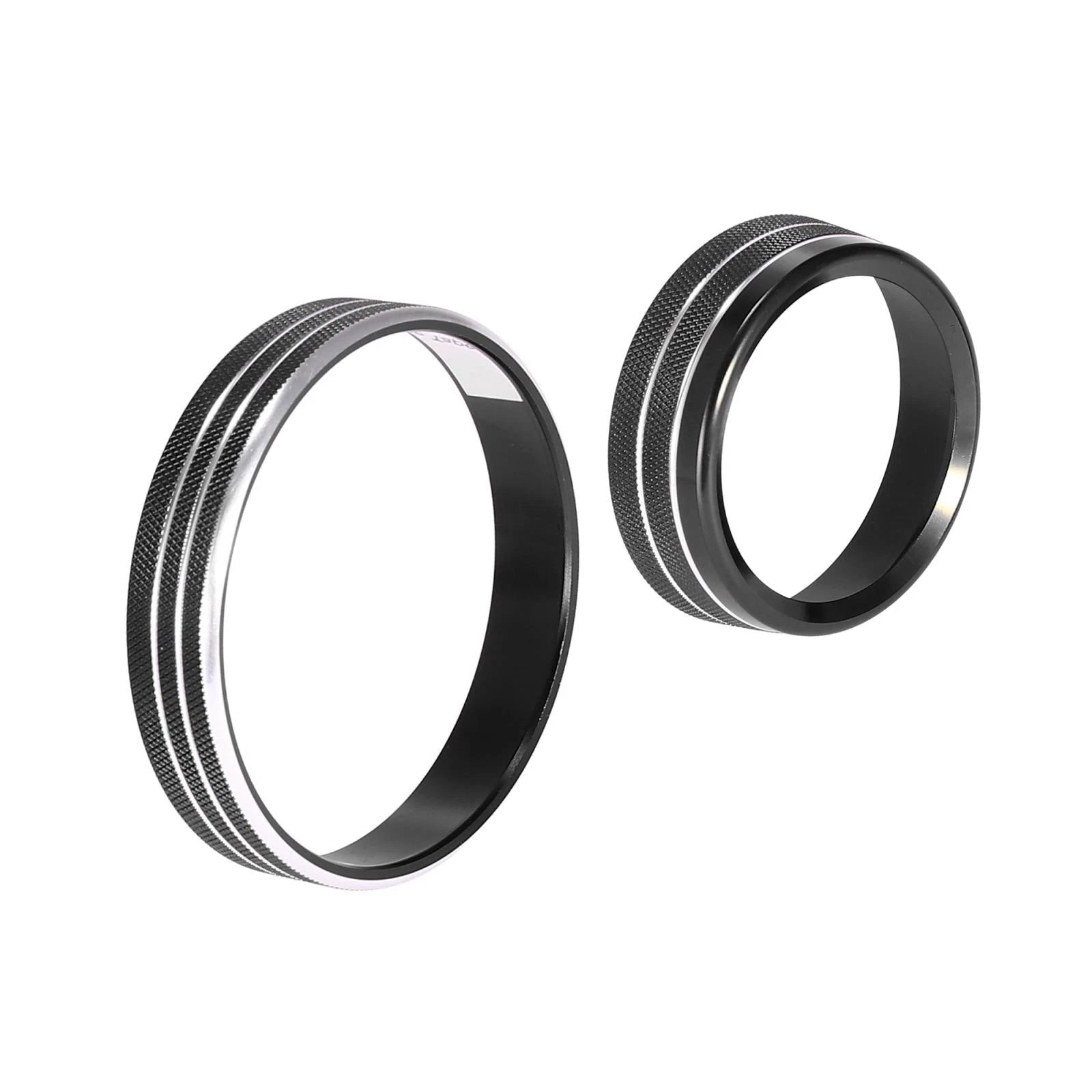 3X Headlight Volume Tune Knob Cover for Ford Mustang (2015–2020) Black