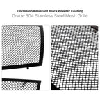 Stainless Black Mesh Grille Insert for Cadillac CTS/Coupe (2008-2014)