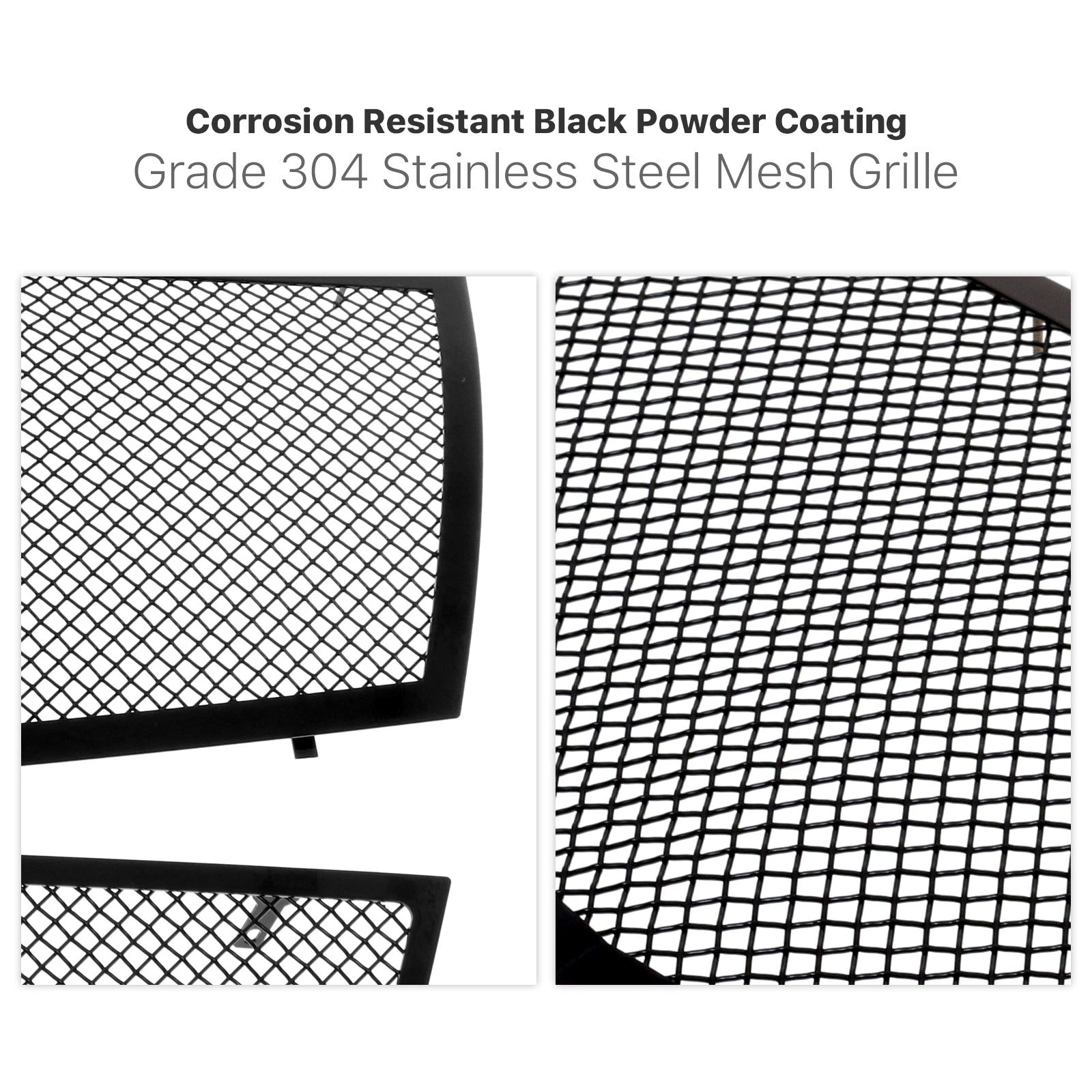 Stainless Black Mesh Grille Insert for Cadillac CTS/Coupe (2008-2014)