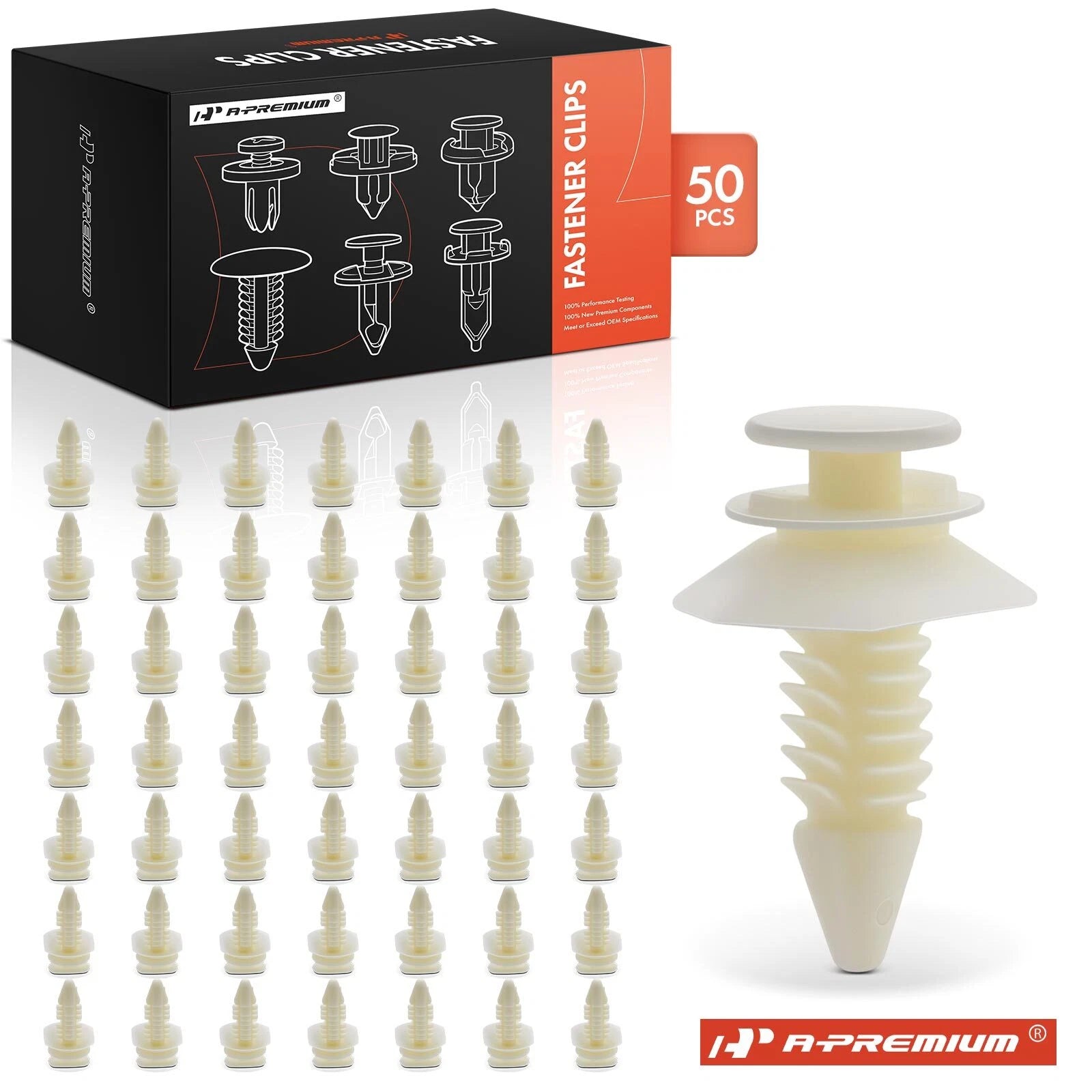 50Pcs Nylon Door Trim Panel Clips for Chevy GMC K1500 (1995–2004)