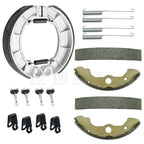 Front Rear Brake Shoes W/Pin Kits for Honda Rubicon 500 TRX500FA/FGA (2001–2004)