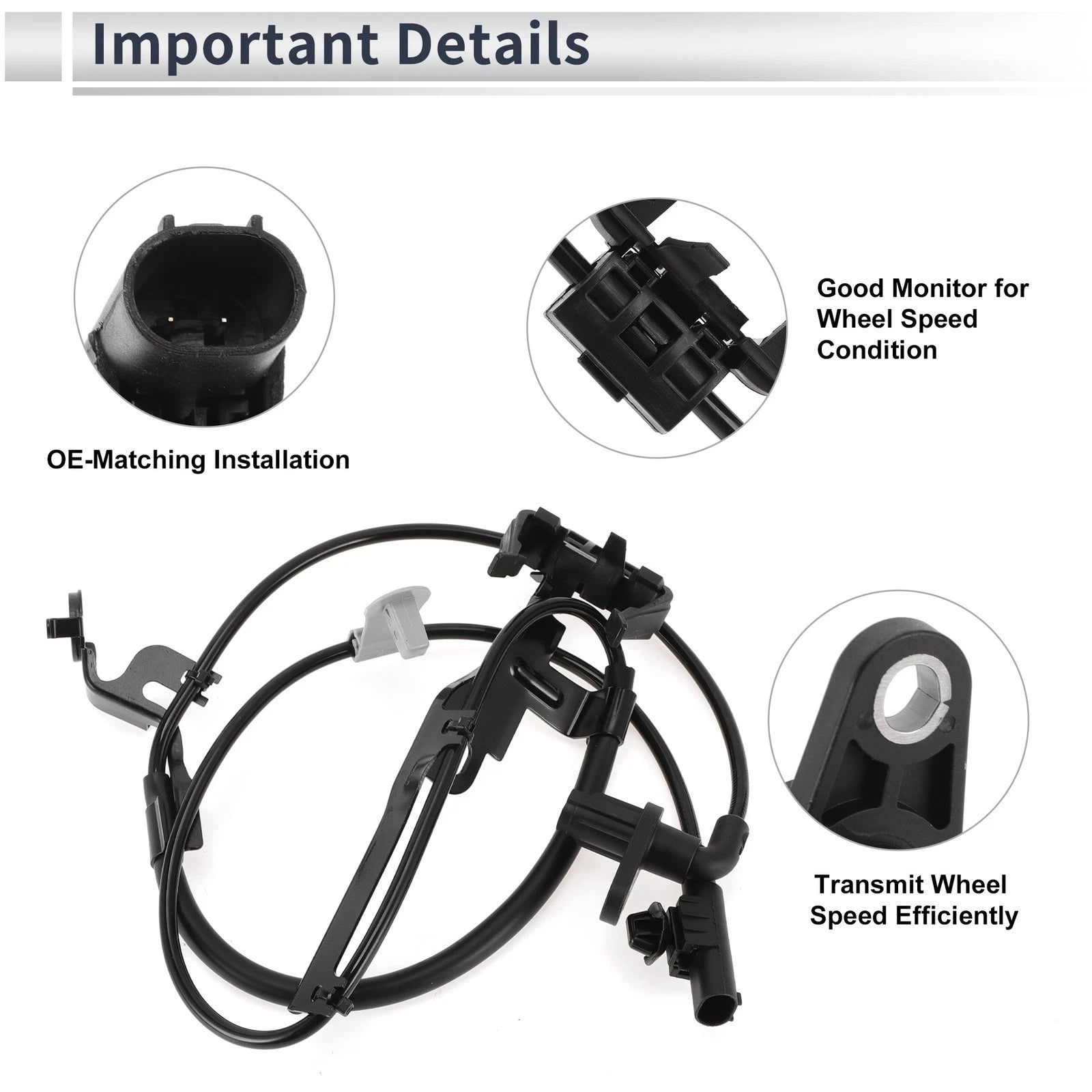 ABS Wheel Speed Sensor No. 89542-0T010 for Toyota Venza (2009–2015)
