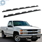 Outer Front Window Sweep Weatherstrip Seal Pair for Chevy GMC Pickup (1988-1999)