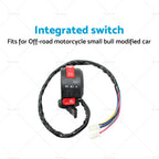 Kill Start Light Switch Button Housing for 110cc 125cc PIT Quad