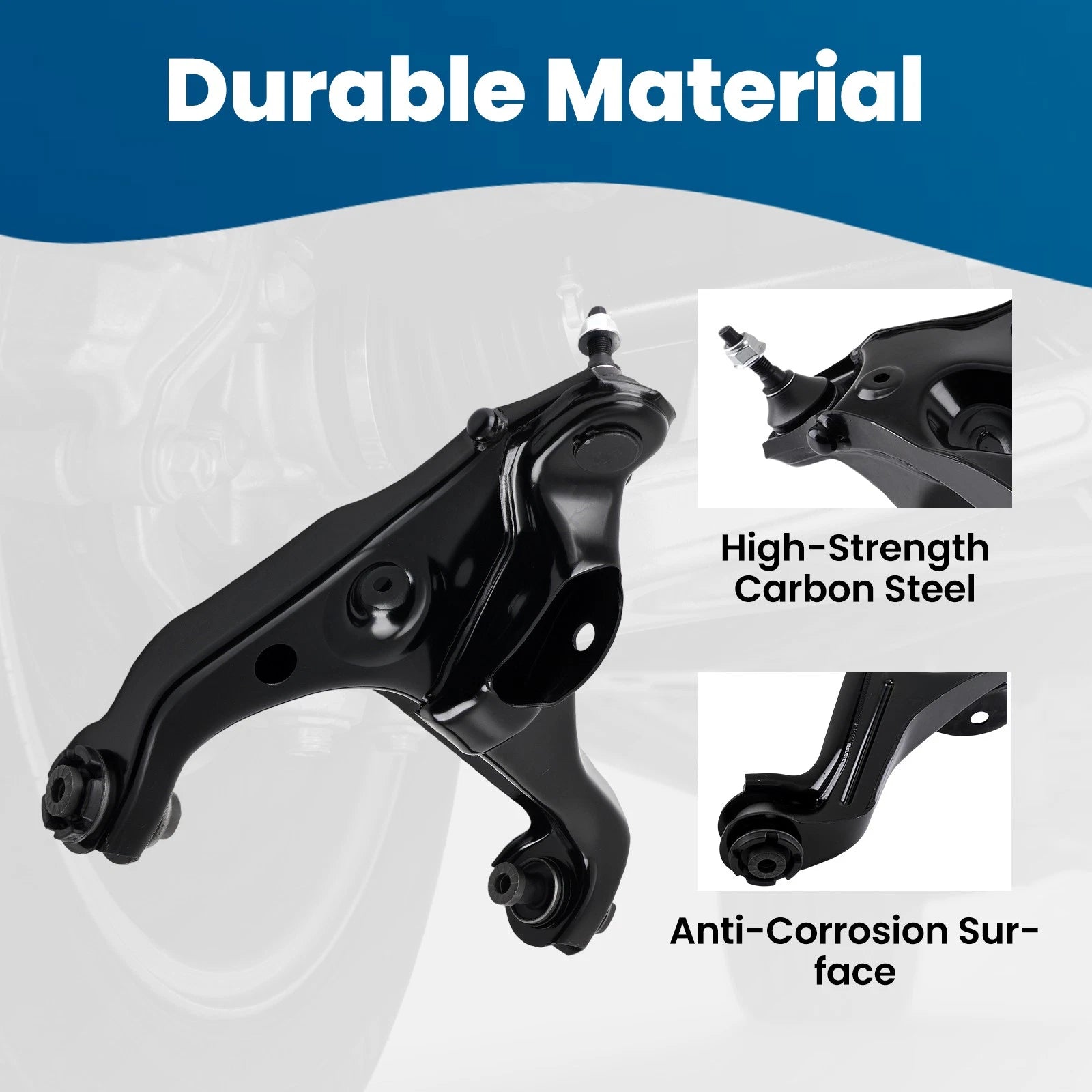 Set of 4 Front Upper Lower Control Arms Ball Joints for Ford F-150 Expedition (2009–2013)