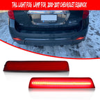 Set of 2 Red Sequential LED Tail Brake Lights for Chevrolet Equinox (2010–2017)