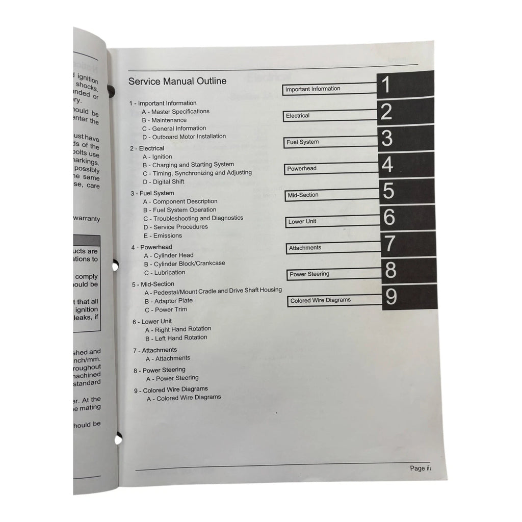 Service Manual for Mercury Verado 200/225/250/275 (2004–2019) 90-897928200