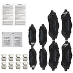8Pcs Ceramic Brake Pads Kit for Jeep Liberty Wrangler (2007–2017)