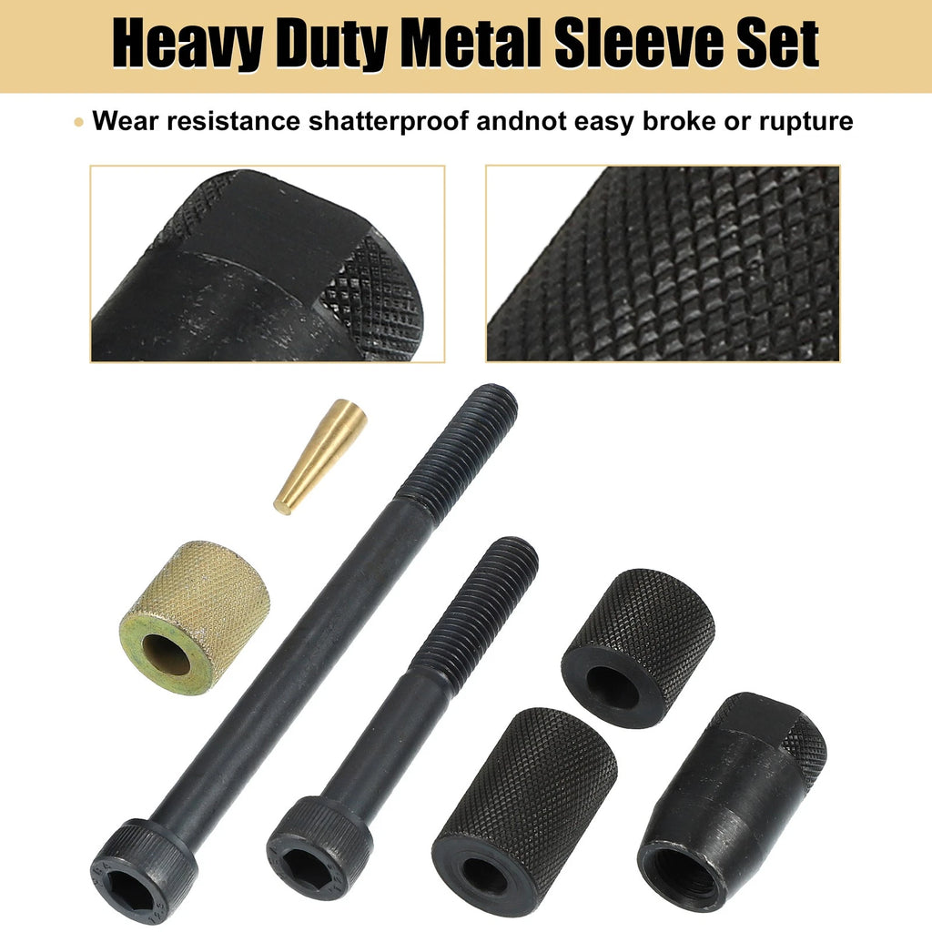 Set of 2 Injector Puller and Seal Installer Tools for BMW N14 N18 N54 (130192, 130195)