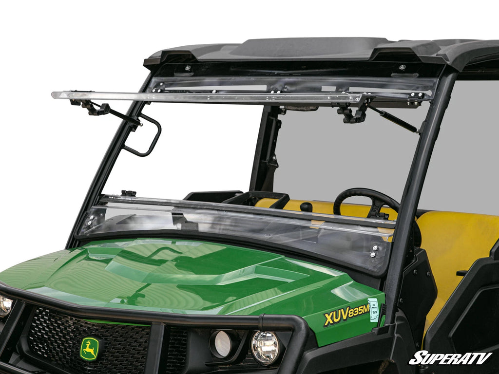 Scratch Resistant Flip Windshield for John Deere Gator XUV 835/865 (2018–2023)
