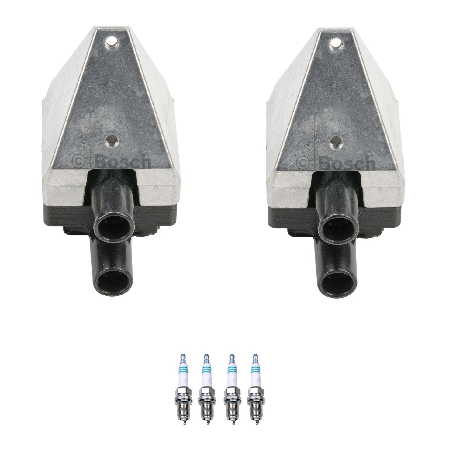 2X Ignition Coil & 4X Iridium Power Spark Plug Kit for Mercedes W202 C220 (1994–2000)