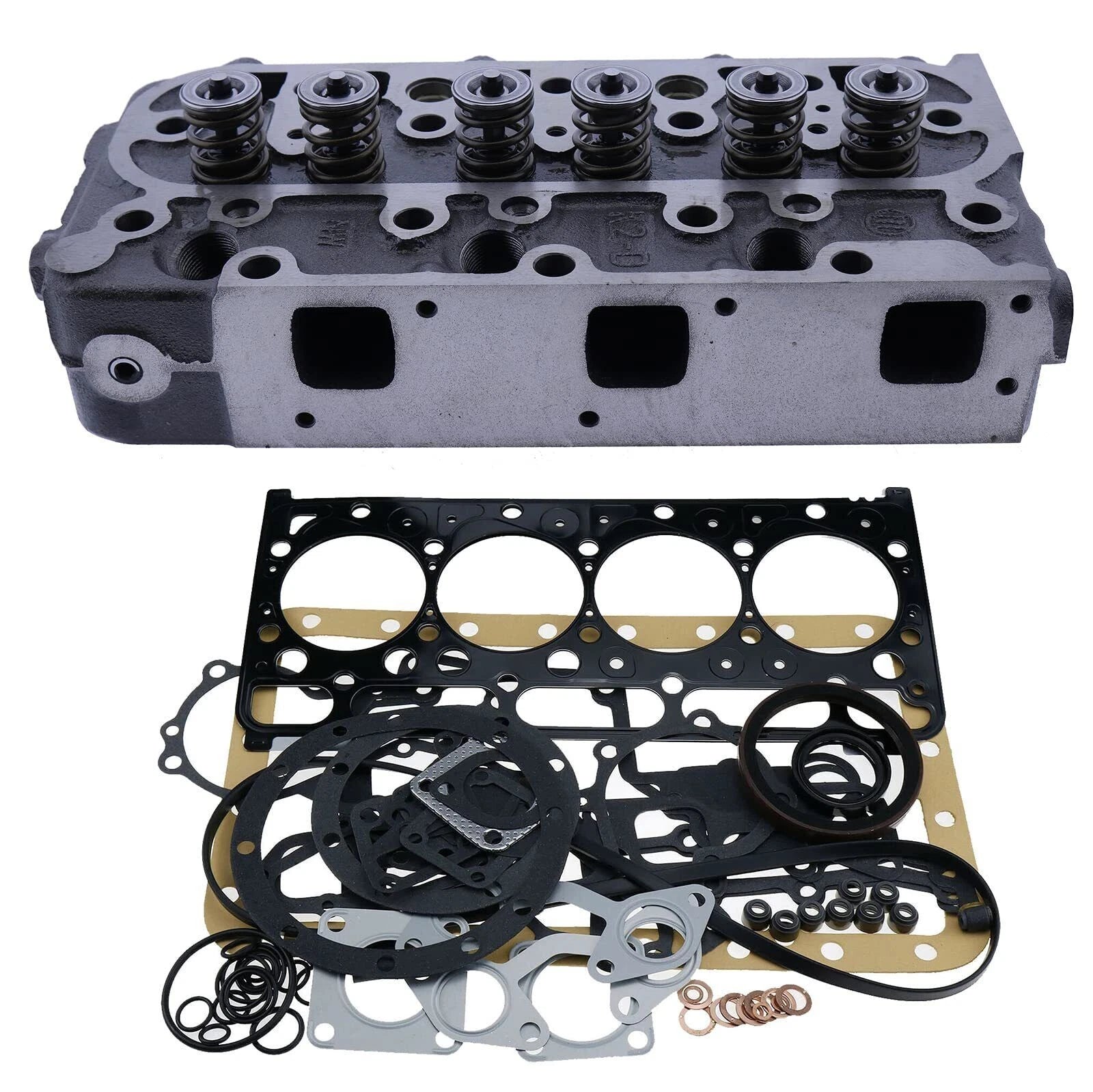 Complete Cylinder Head & Gasket for Kubota RTV1100, RTV1100CW9, RTV1140CPX (2008–2020)