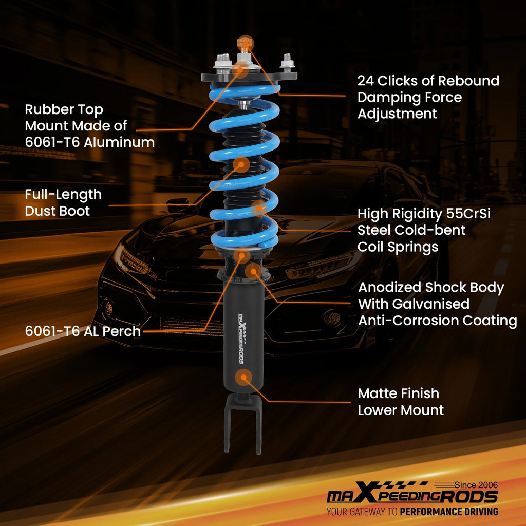 Coilovers for Lexus LS460 (2007-2016) 24-Way Adjustable Dampening