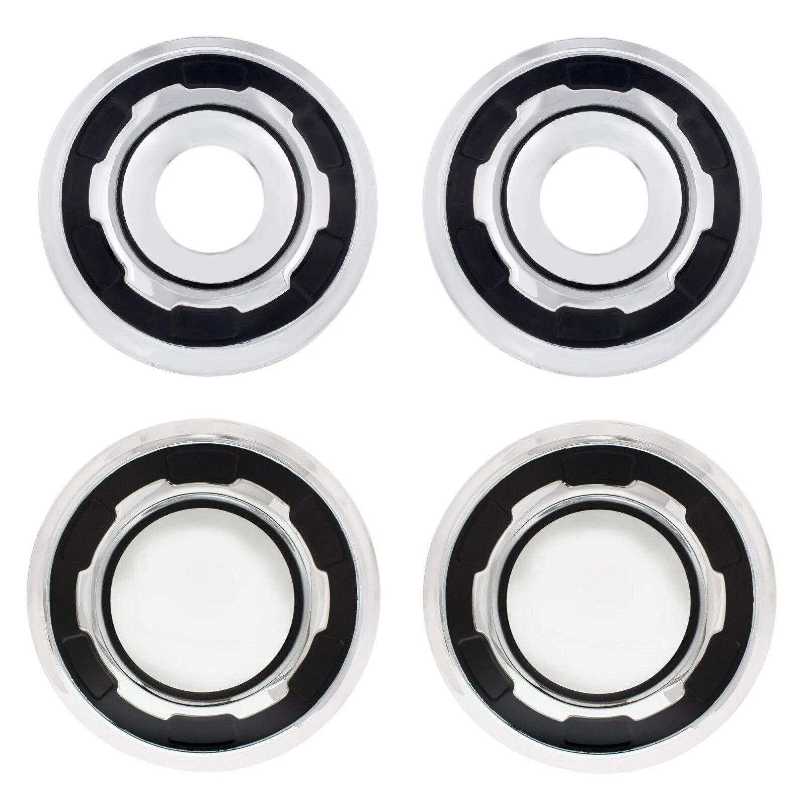 Dog Dish Hubcaps Replacement Set for 4X4 1978–1984 Ford F-250 F-350