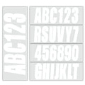 Sticker Decals A-Z & 0-9 for Marine Boat (3")