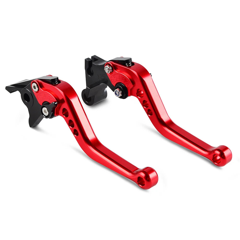 Short Red Brake Clutch Levers for Honda CBR600RR (2007–2020) CB1000R (2017–2020)