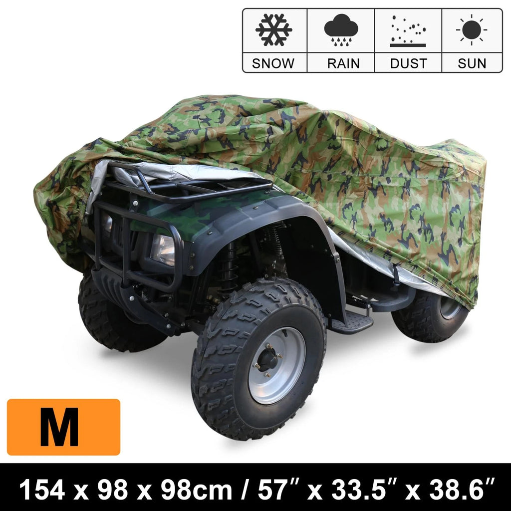 M Size Camo Waterproof ATV Cover for Polaris Honda (Fits Most Models)