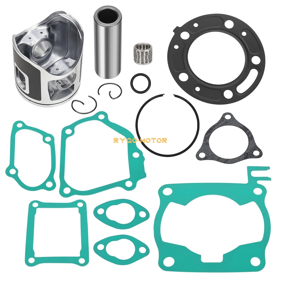 Top End Rebuild Piston Kit 54mm Size B for Honda CR125R (1992–1999) w/ Gaskets