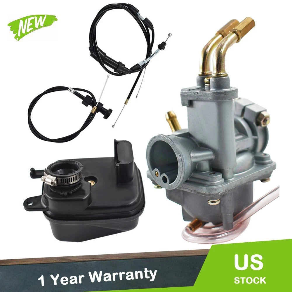 Carburetor Air Filter & Throttle Choke Cable for Yamaha PW50 (2000–2023)