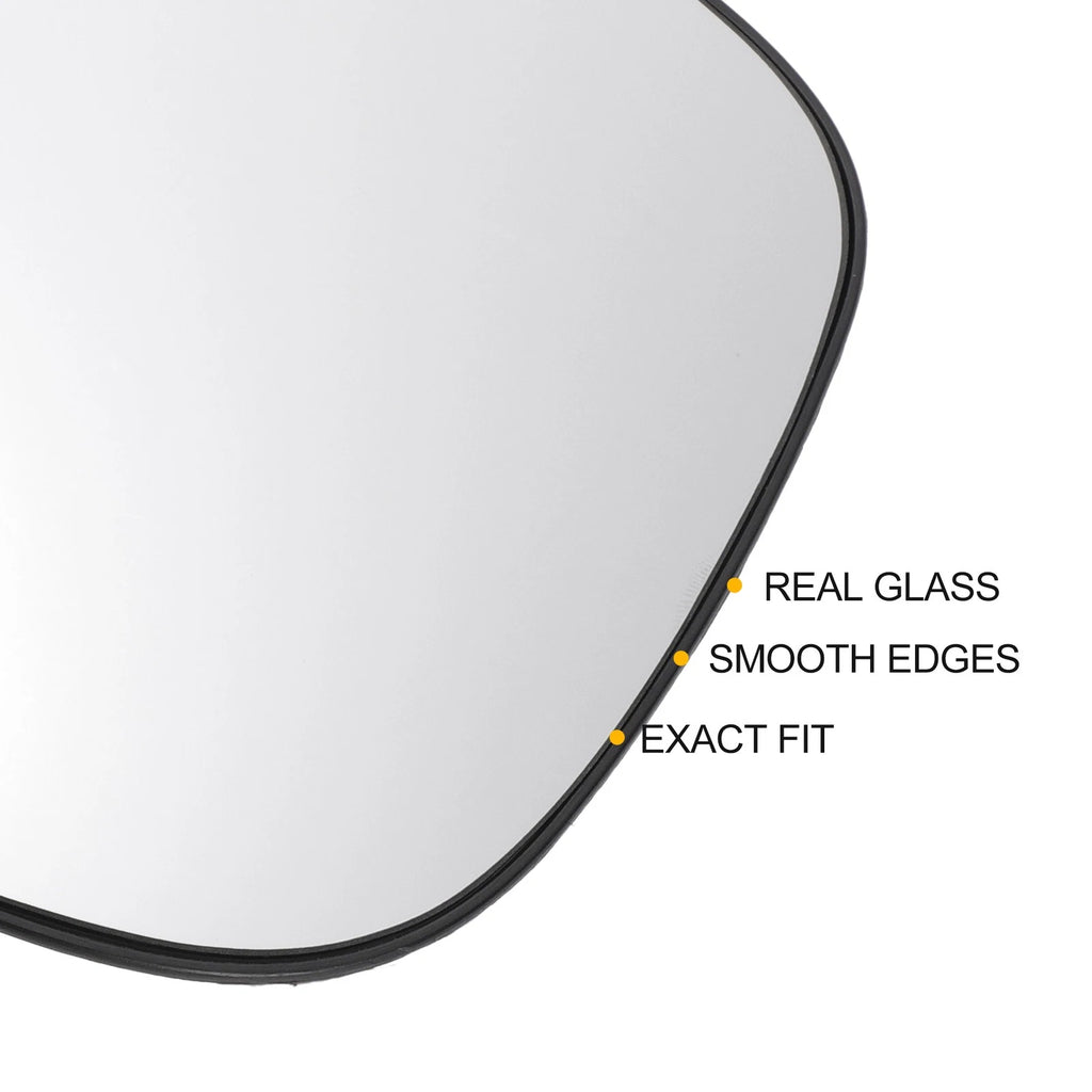 Right Side Heated White Mirror Glass for Nissan Juke (2014–2020)