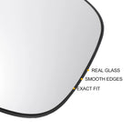 Right Side Heated White Mirror Glass for Nissan Juke (2014–2020)