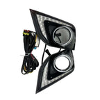 2X Front Fog Lamp Bezels for Mitsubishi Outlander Sport (2016–2018)