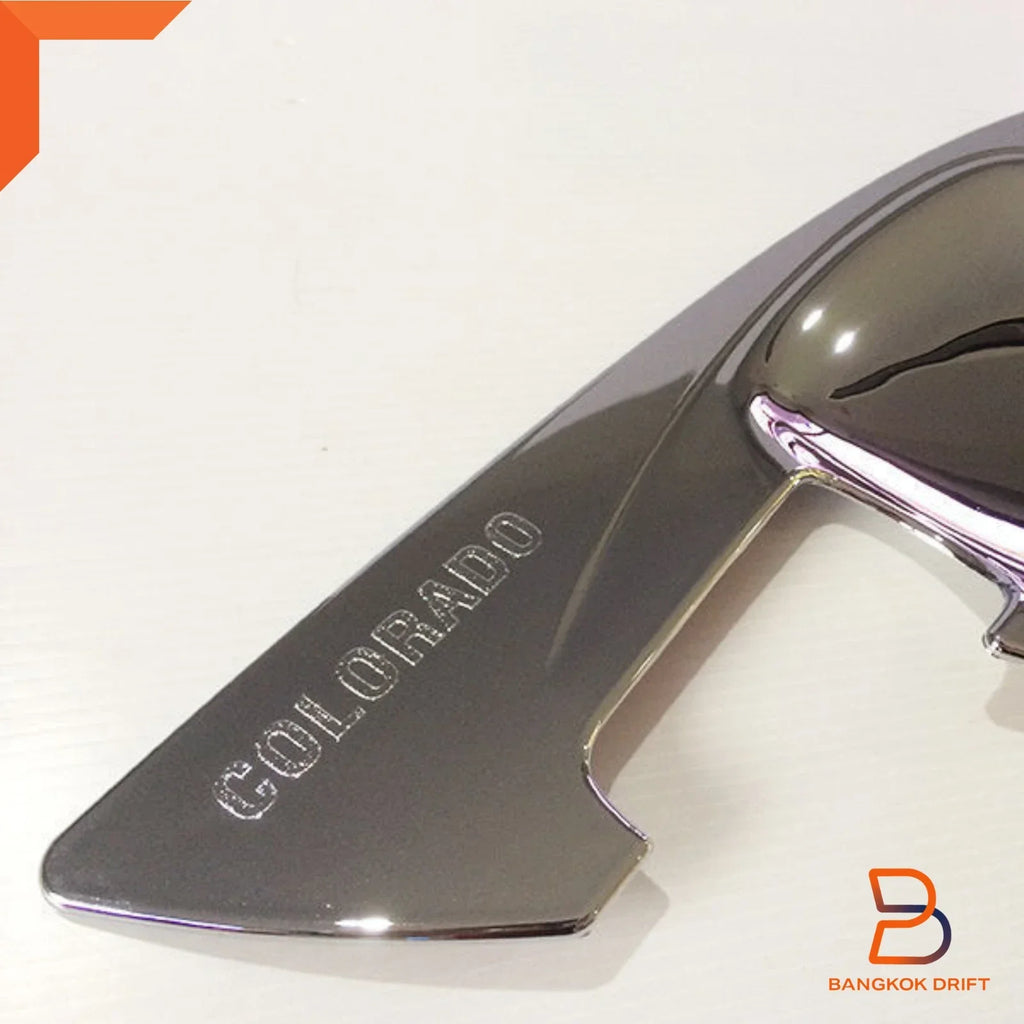 Chrome Door Handle Cover Insert Bowl Trim for Chevy Colorado Z71 (2012-2019)