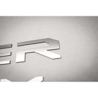 Polished Stainless Steel Front Letter Inserts for 2017 Ford Super Duty