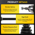 CV Axle Shaft Assembly for Dodge Challenger 6.2L (2015–2021) Rear Left