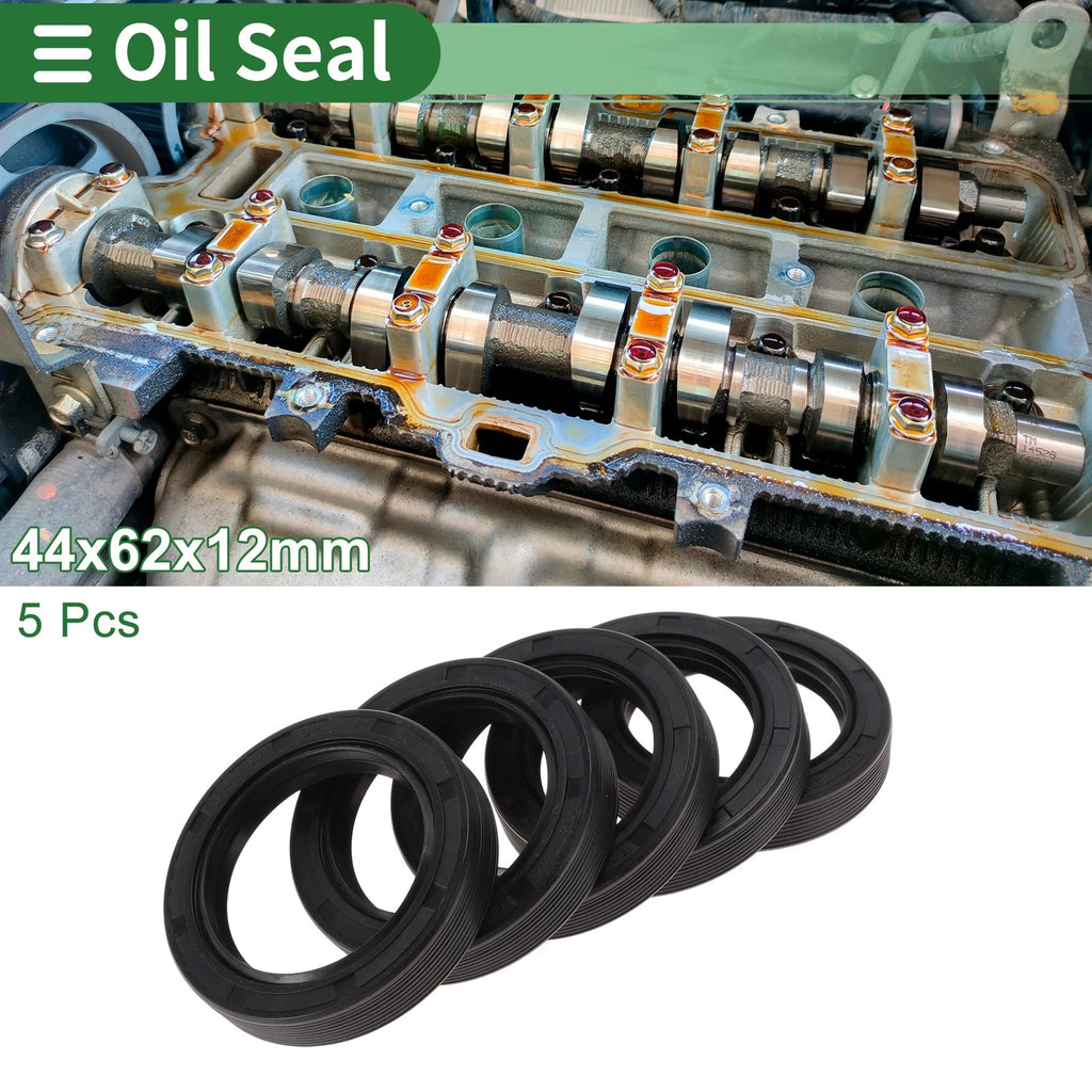 Set of 5 Oil Seals NBR Rubber 44x62x12mm for Various Models 