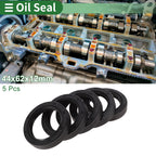 Set of 5 Oil Seals NBR Rubber 44x62x12mm for Various Models 