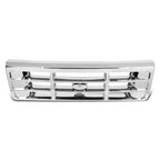 Polished Chrome Front Bumper Grille for Ford F150 F250 F350 Bronco (1992–1997)