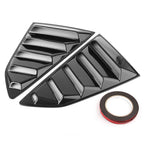 Carbon Fiber Rear Side Window Louver Covers for Chevy Camaro (2016-2018)