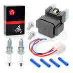 Solenoid Relay and Spark Plug for Yamaha V Star 1100 (2000-2009)