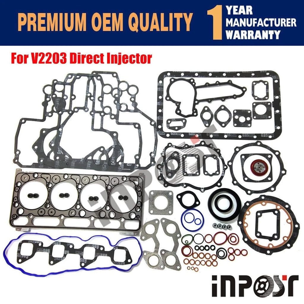 Full Gasket Kit for Kubota V2203 V2203MDI (S130 S150 S160)