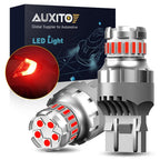 2X AUXITO 7443 7444 Pure Red LED Bulb for Brake Tail Stop Parking Light