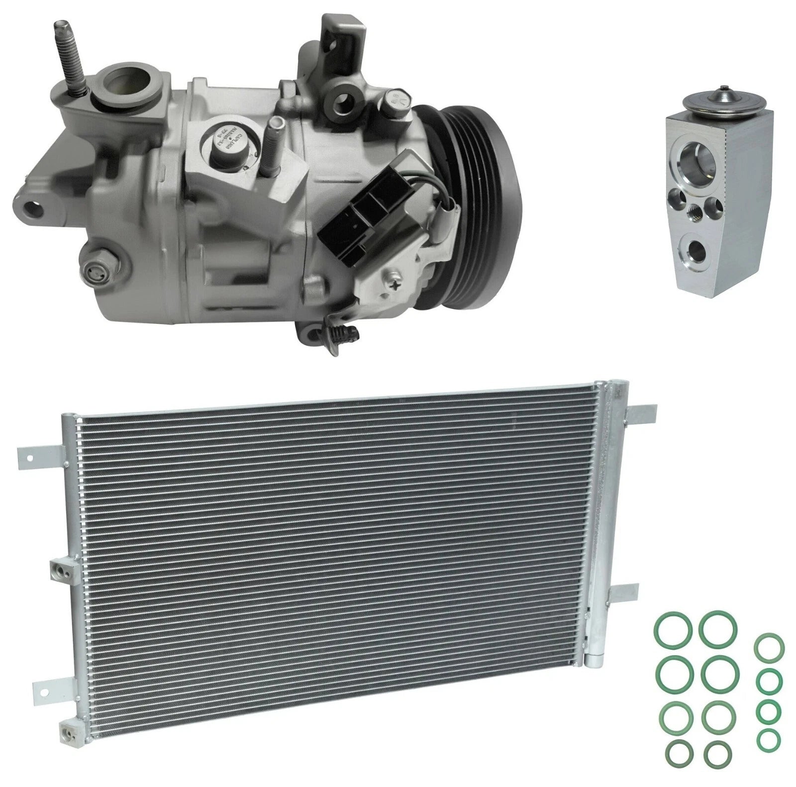 AC Compressor Kit With Condenser for Ford F-150 3.5L (2018–2018)