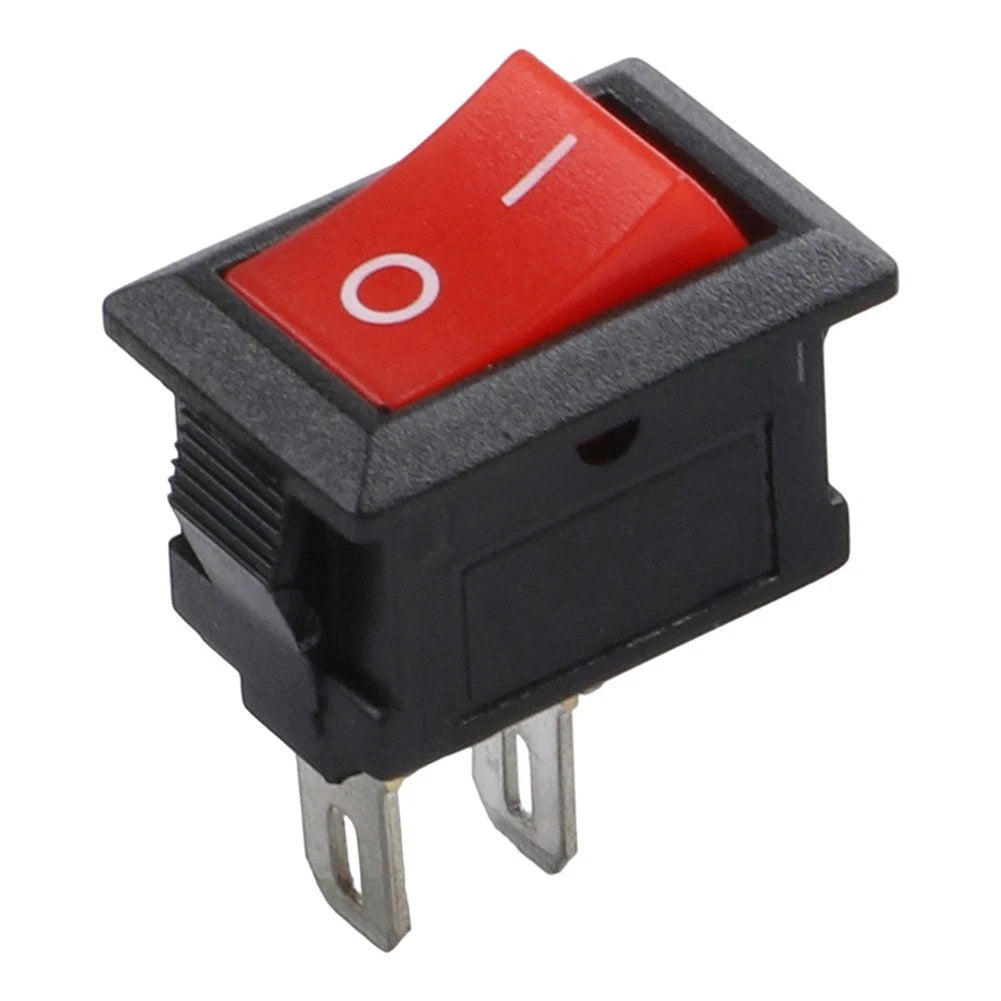 Rocker Switch 20PCS 125VAC 6A 250VAC 3A 2 Pin SPST for Boat RV