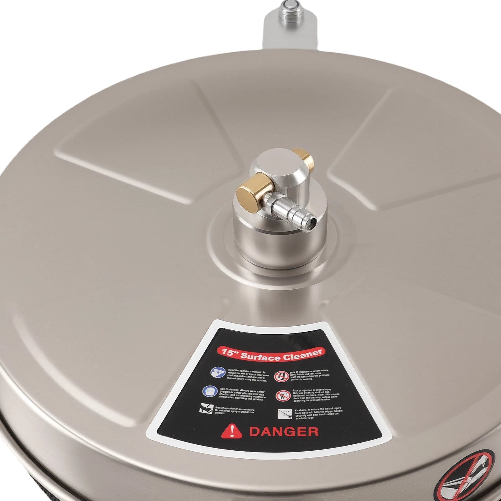Surface Cleaner for Heavy Duty Pressure Washer (4000 PSI) (15 Inch) (Stainless Steel) for  -