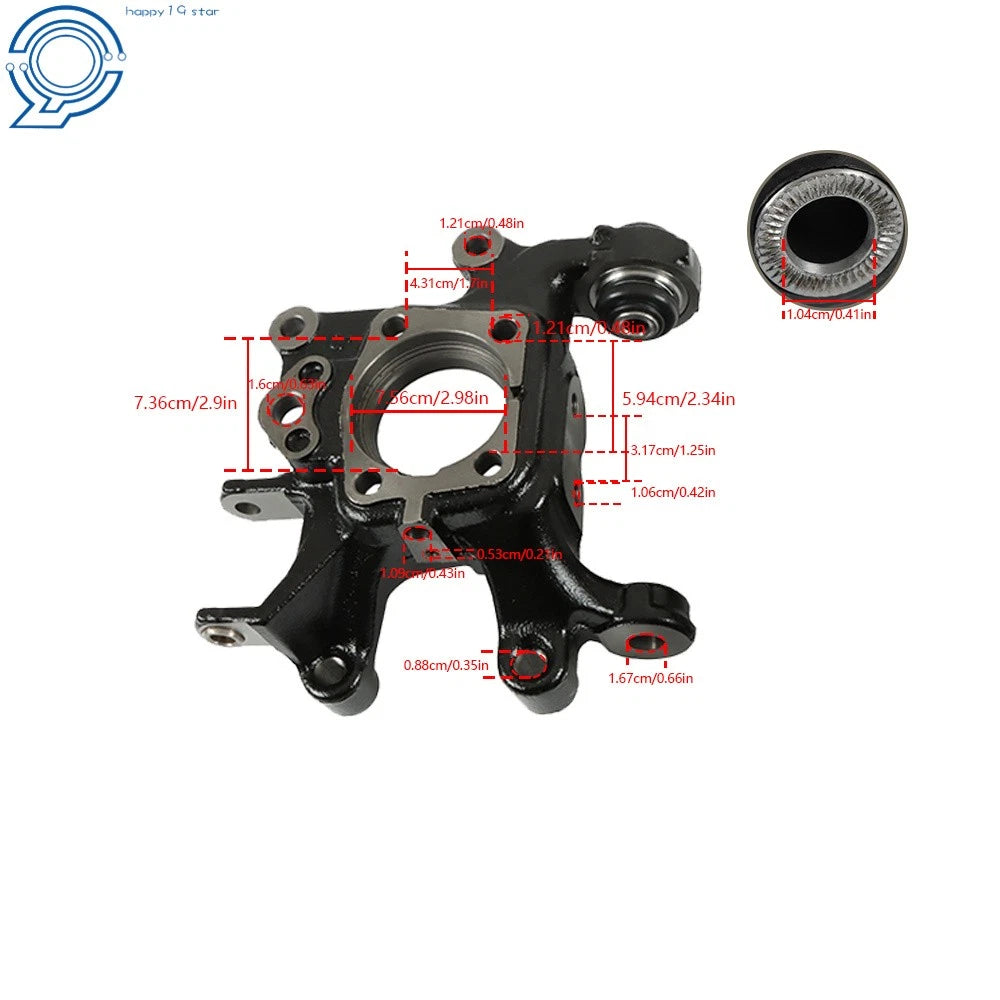 Set of 2 Steering Knuckles for Toyota RAV4 (2006-2012)