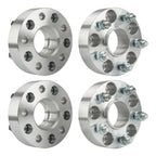 4Pcs 1.5" 5x4.5 Wheel Spacers for Toyota Honda Mazda 3 Ford Fusion (12x1.5, 64.1mm, 2012–2024)