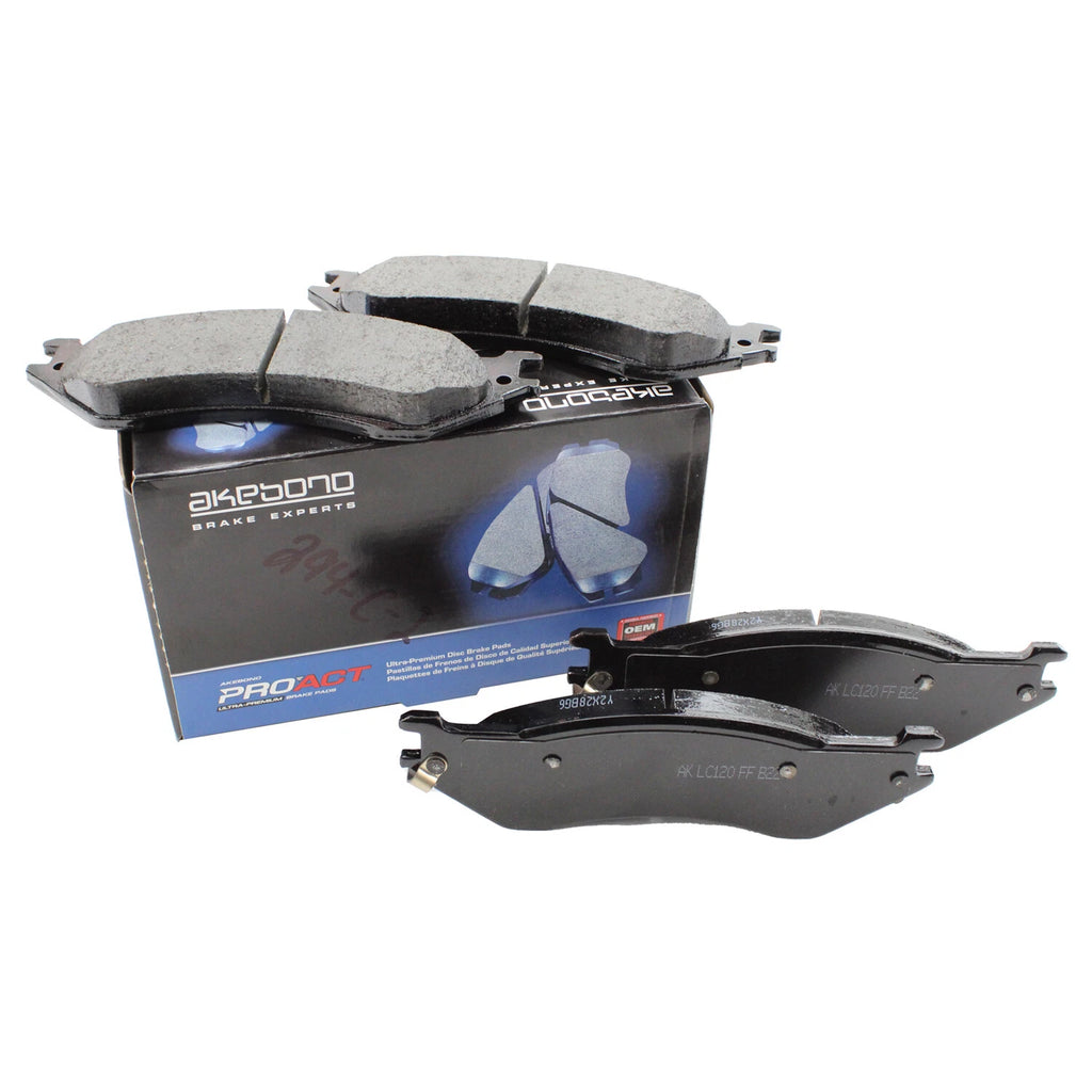 Set of 4 Rear ProAct Disc Brake Pads for Dodge Ram 1500/2500/3500 (2000–2008)