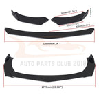 Front Bumper Lip and Side Skirt Splitter for BMW