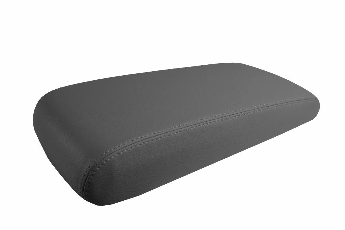 Leather Console Lid Armrest Cover for Dodge Charger (2008–2010) Gray