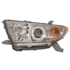 Replacement Driver Side Head Light Assembly for Toyota Highlander (2011–2013)